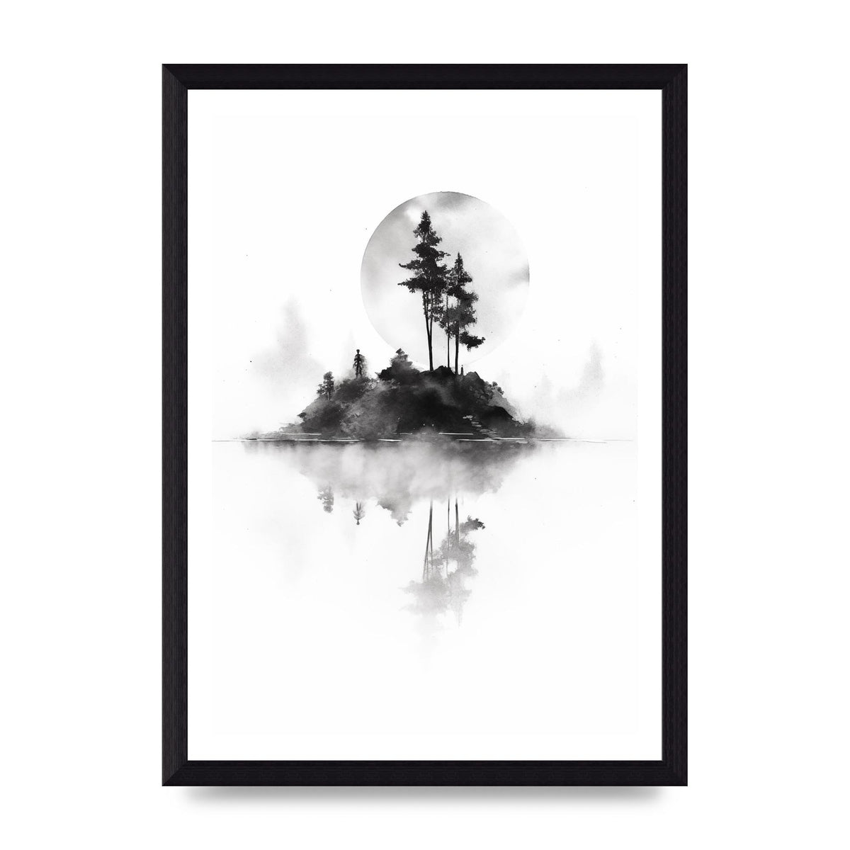 Soft Gradients and Textures in Monochrome Art