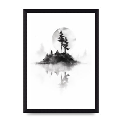 Soft Gradients and Textures in Monochrome Art
