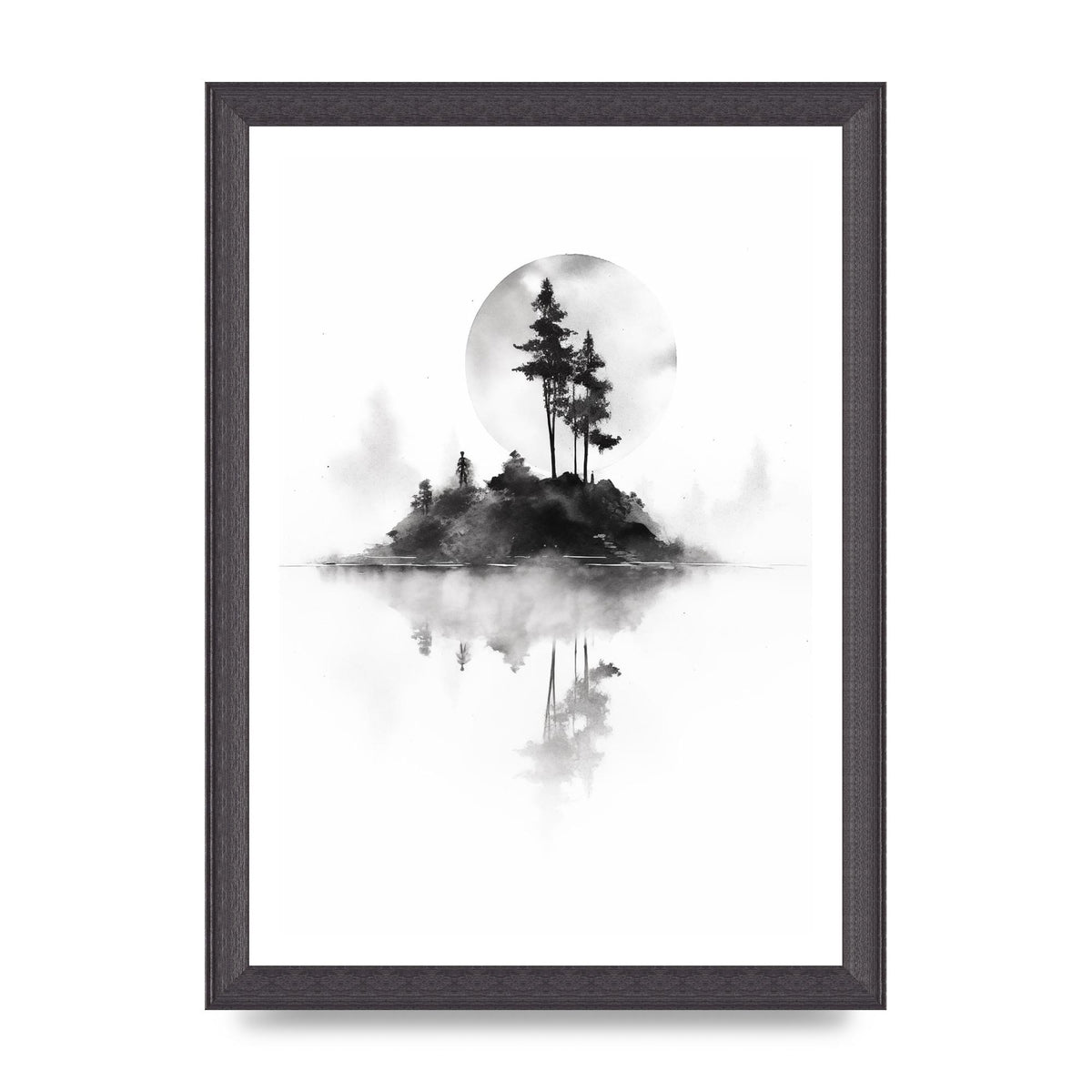 Soft Gradients and Textures in Monochrome Art