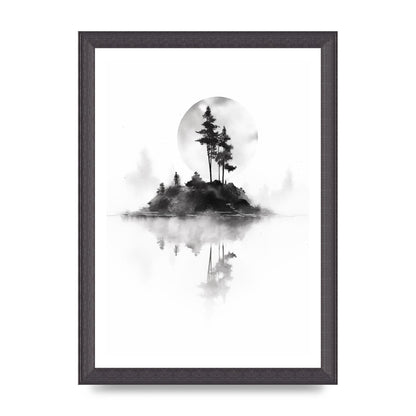 Soft Gradients and Textures in Monochrome Art