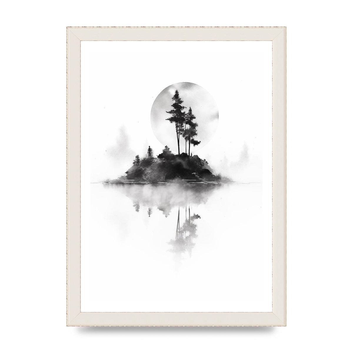 Soft Gradients and Textures in Monochrome Art