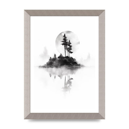 Soft Gradients and Textures in Monochrome Art