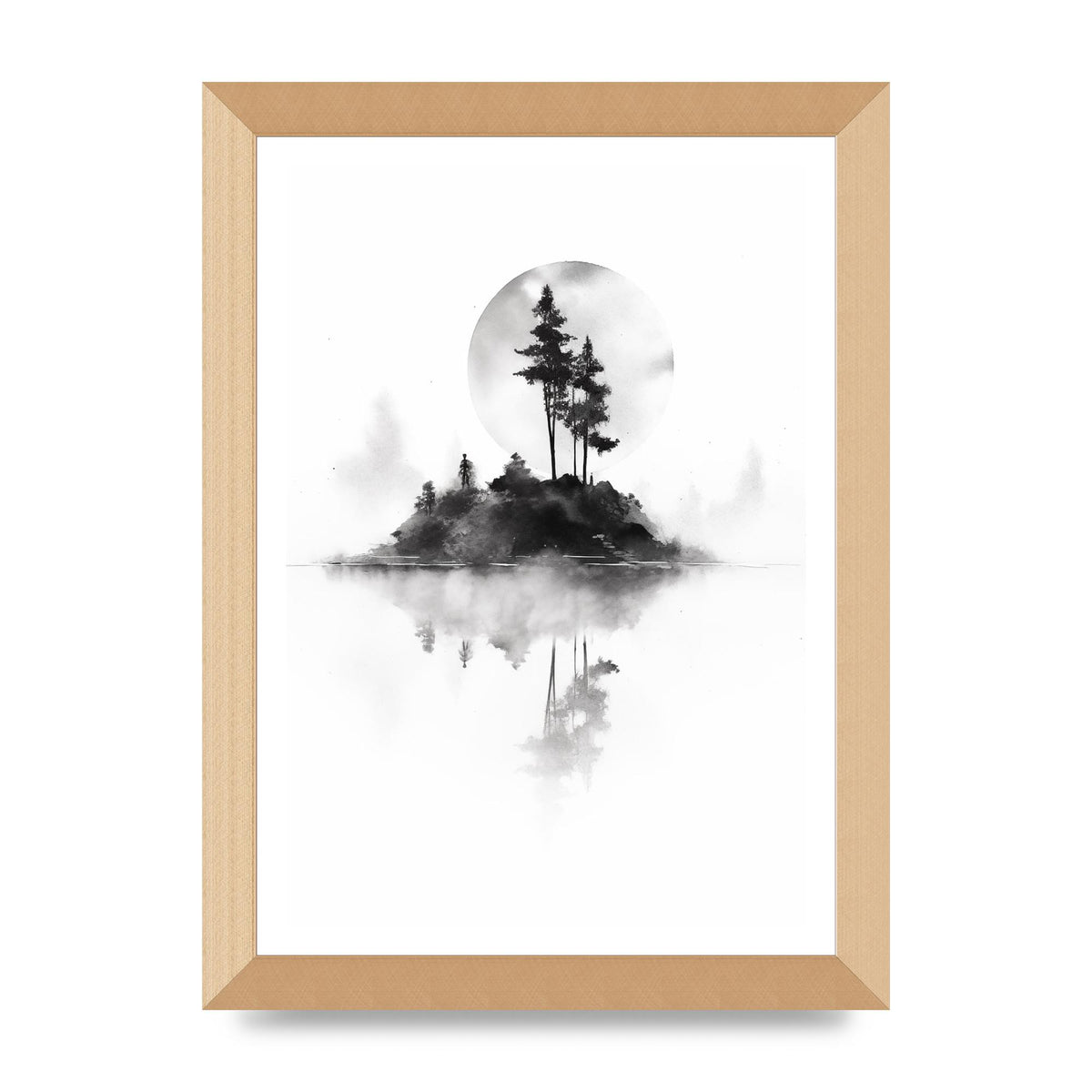 Soft Gradients and Textures in Monochrome Art