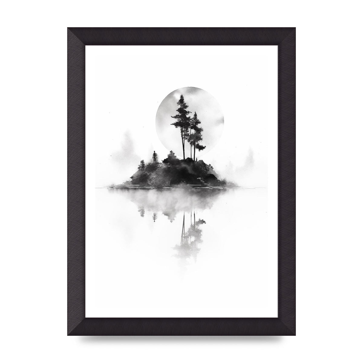 Soft Gradients and Textures in Monochrome Art