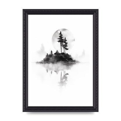 Soft Gradients and Textures in Monochrome Art