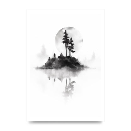 Soft Gradients and Textures in Monochrome Art