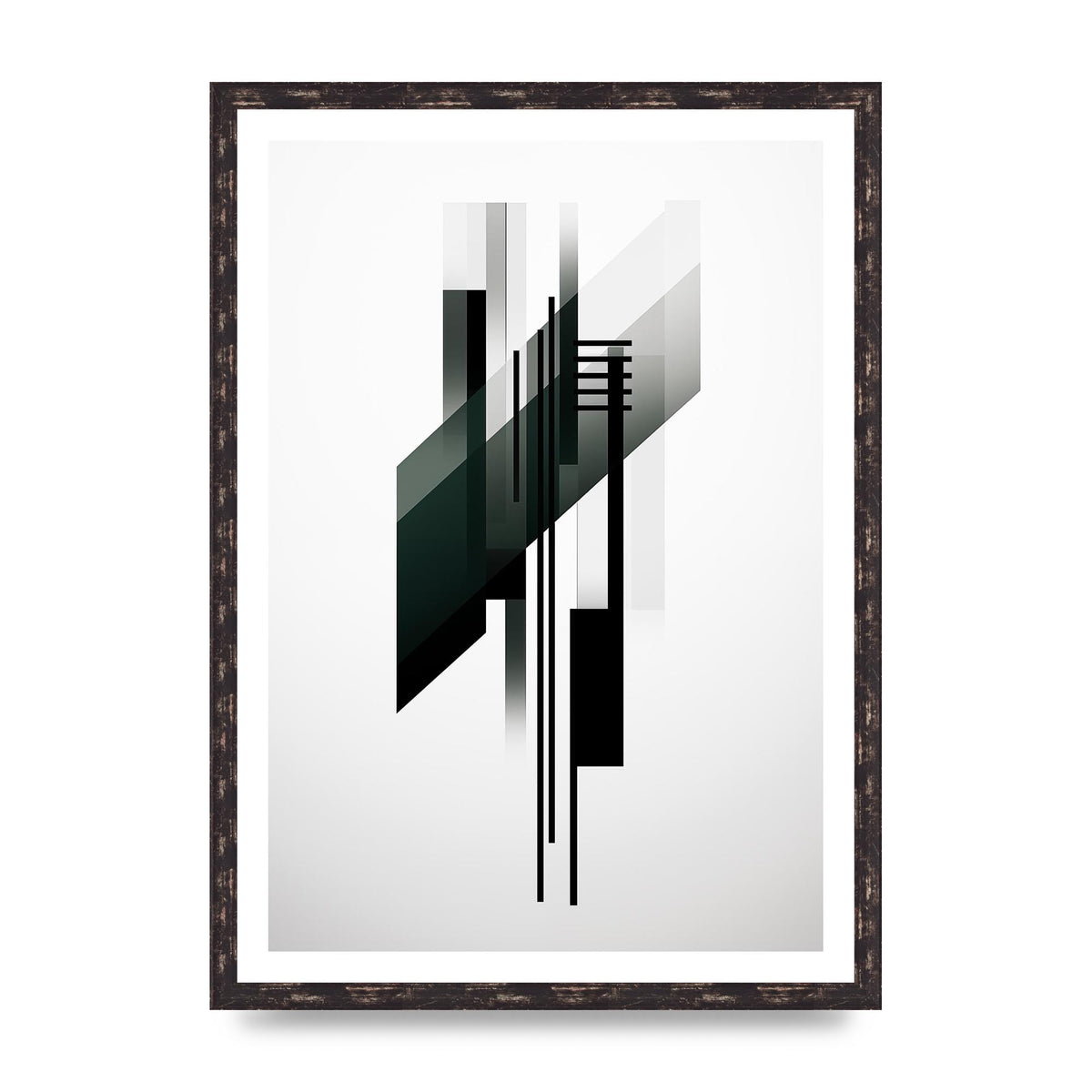 Abstract Artwork in Black and White