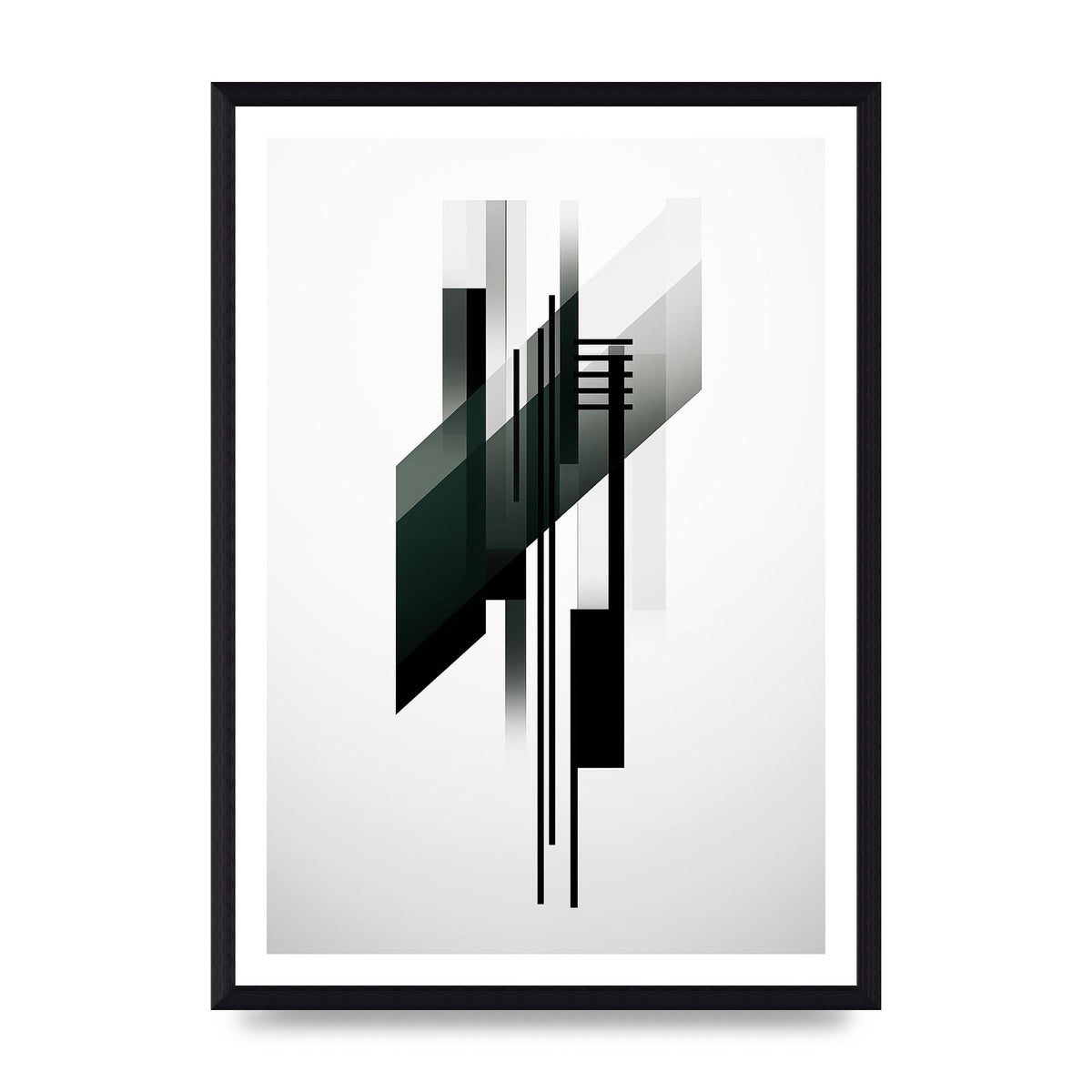 Abstract Artwork in Black and White
