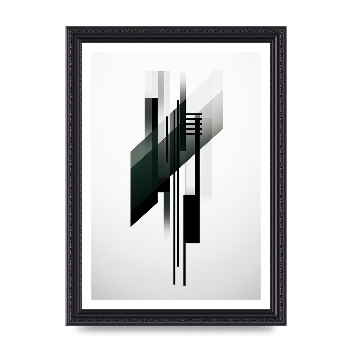 Abstract Artwork in Black and White