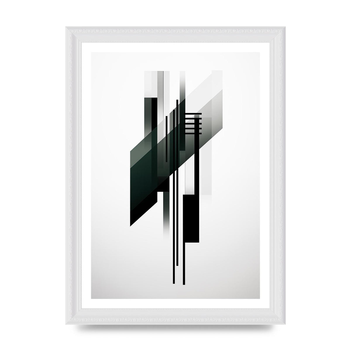Abstract Artwork in Black and White
