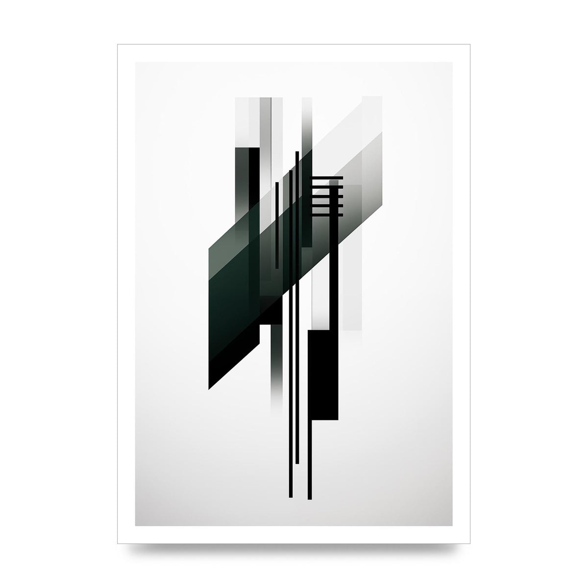 Abstract Artwork in Black and White
