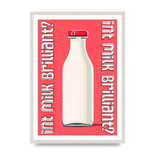 Everyday Milk Bottle in Minimalist Style
