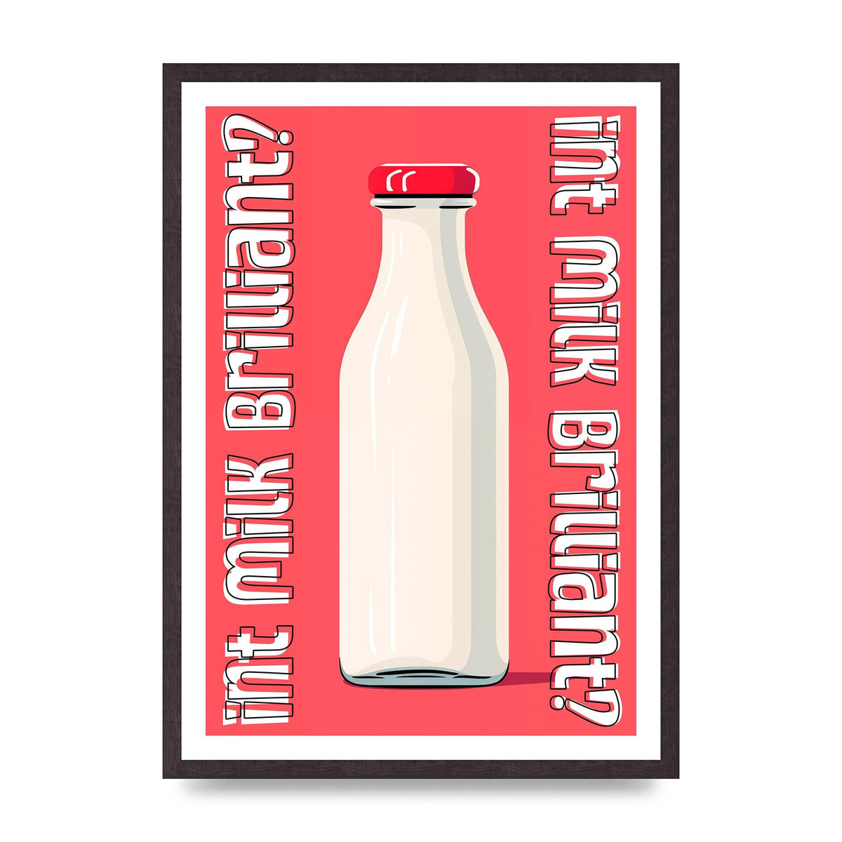 Everyday Milk Bottle in Minimalist Style