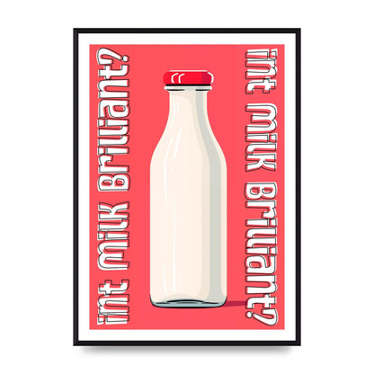 Everyday Milk Bottle in Minimalist Style