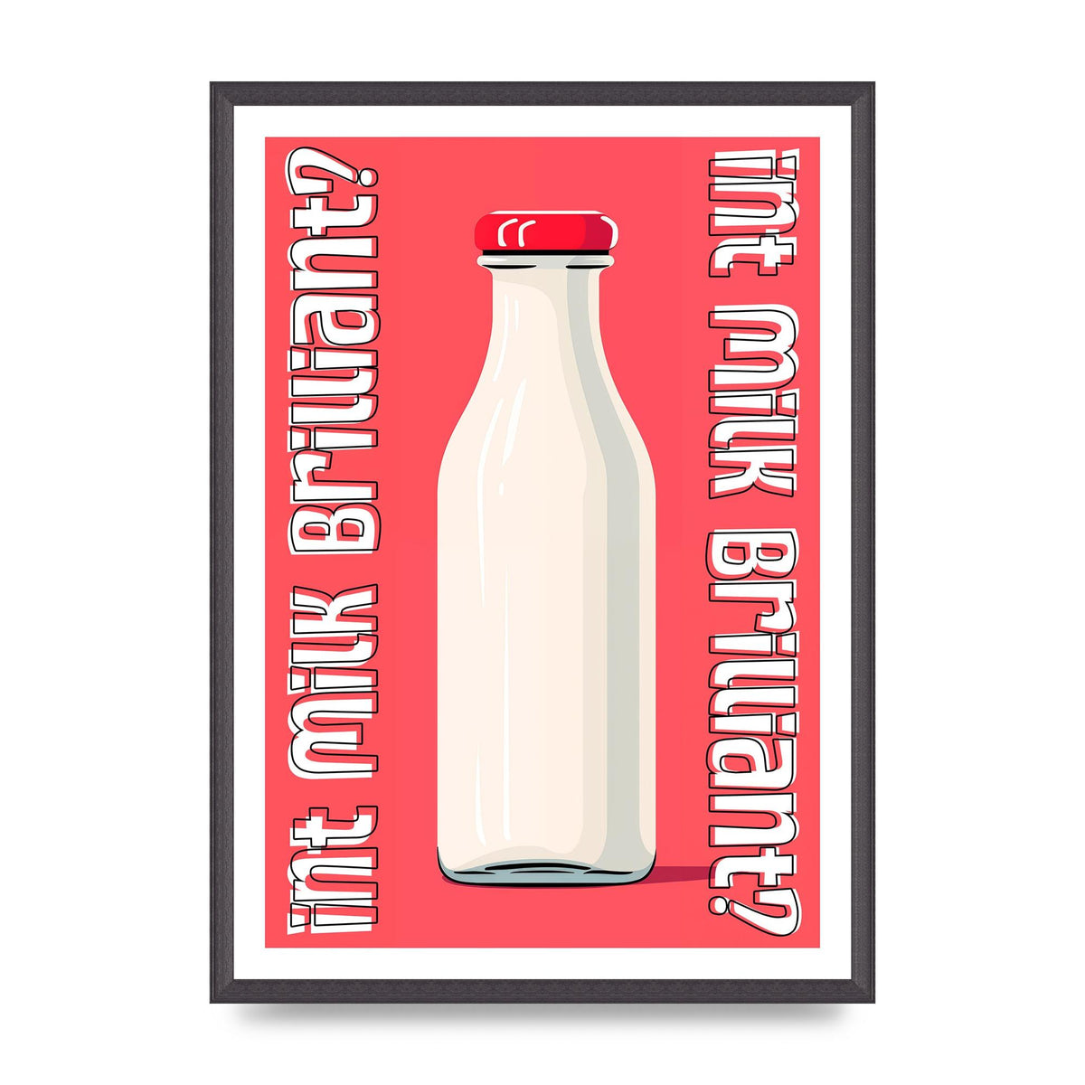 Everyday Milk Bottle in Minimalist Style
