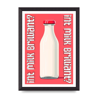 Everyday Milk Bottle in Minimalist Style