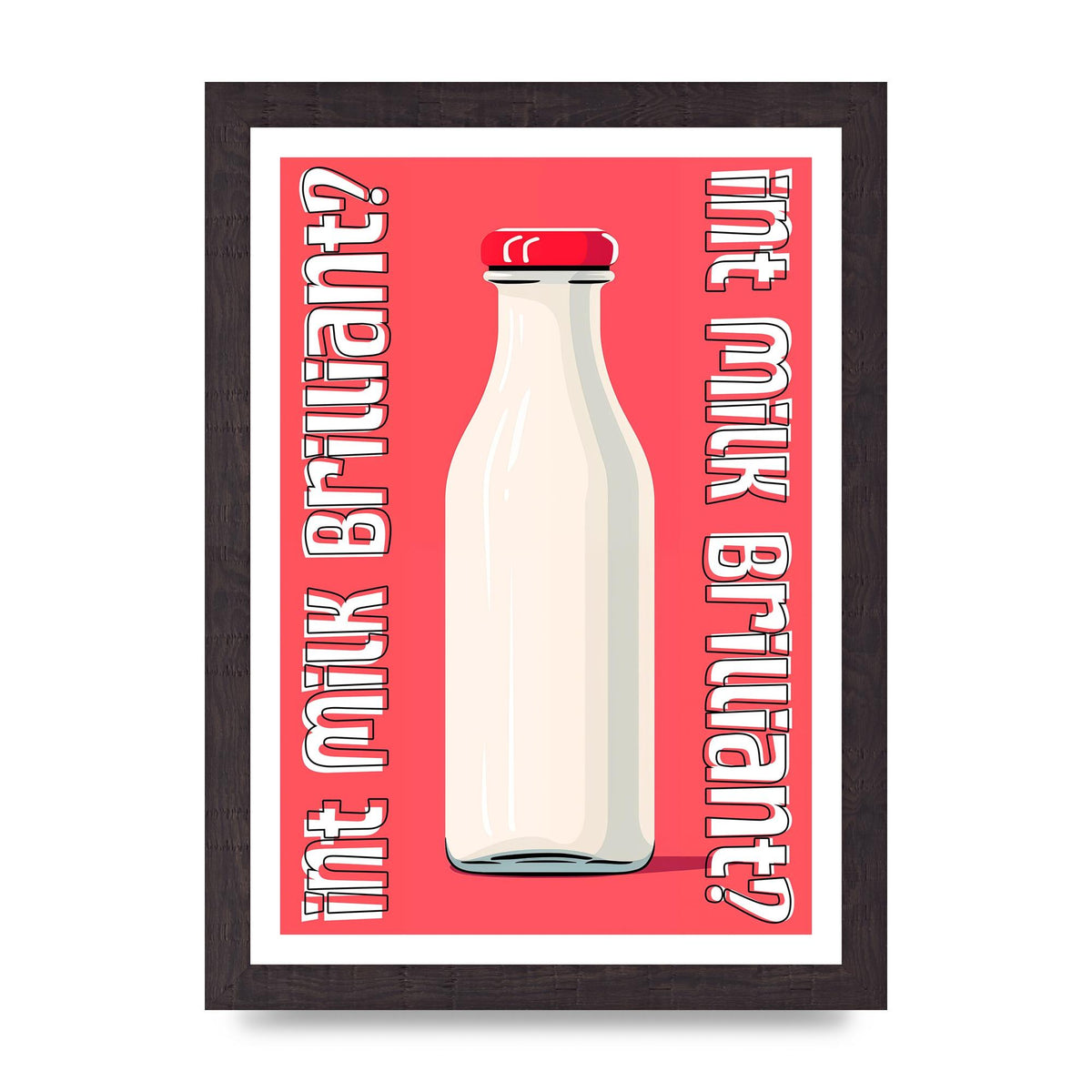 Everyday Milk Bottle in Minimalist Style
