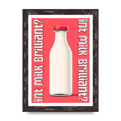 Everyday Milk Bottle in Minimalist Style