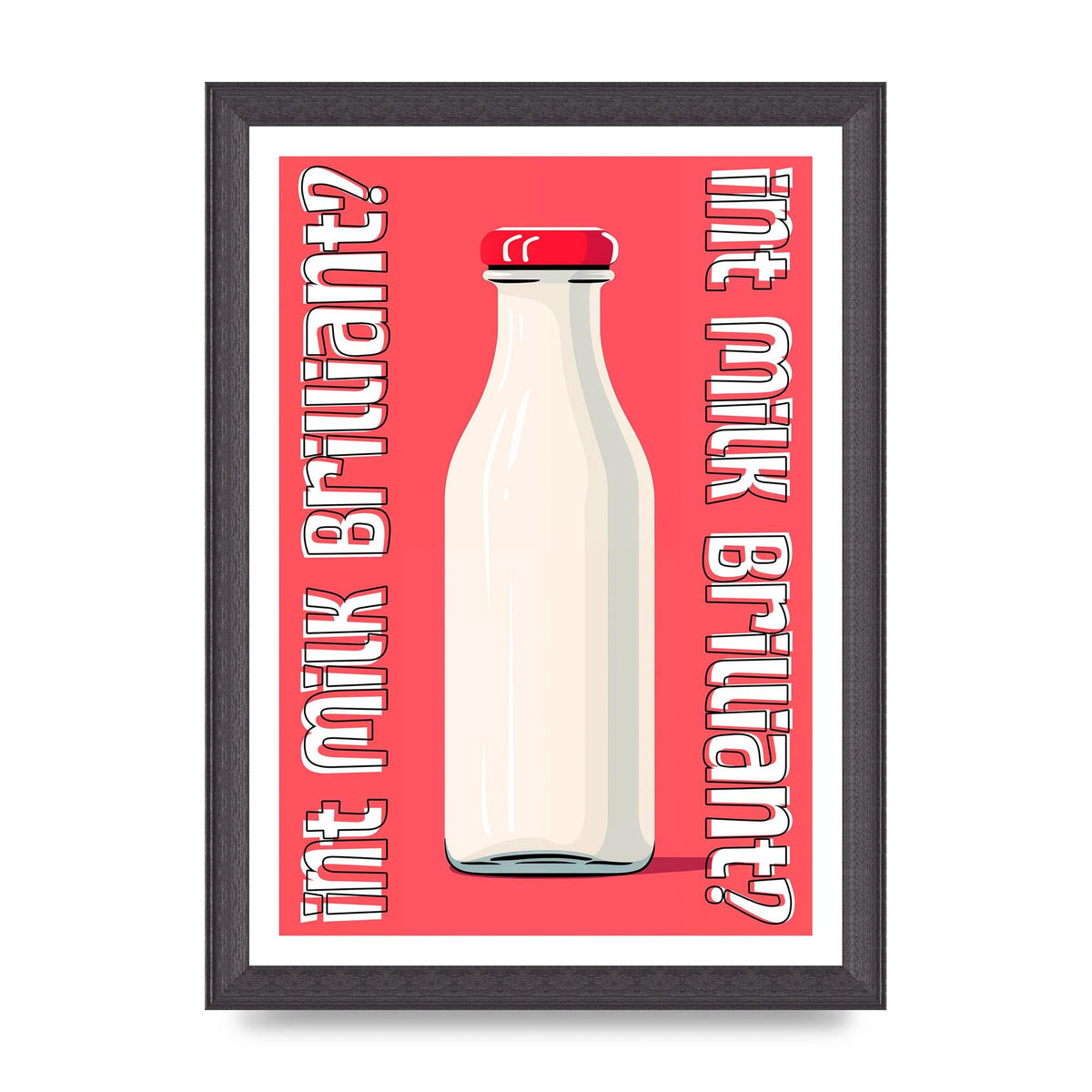 Everyday Milk Bottle in Minimalist Style