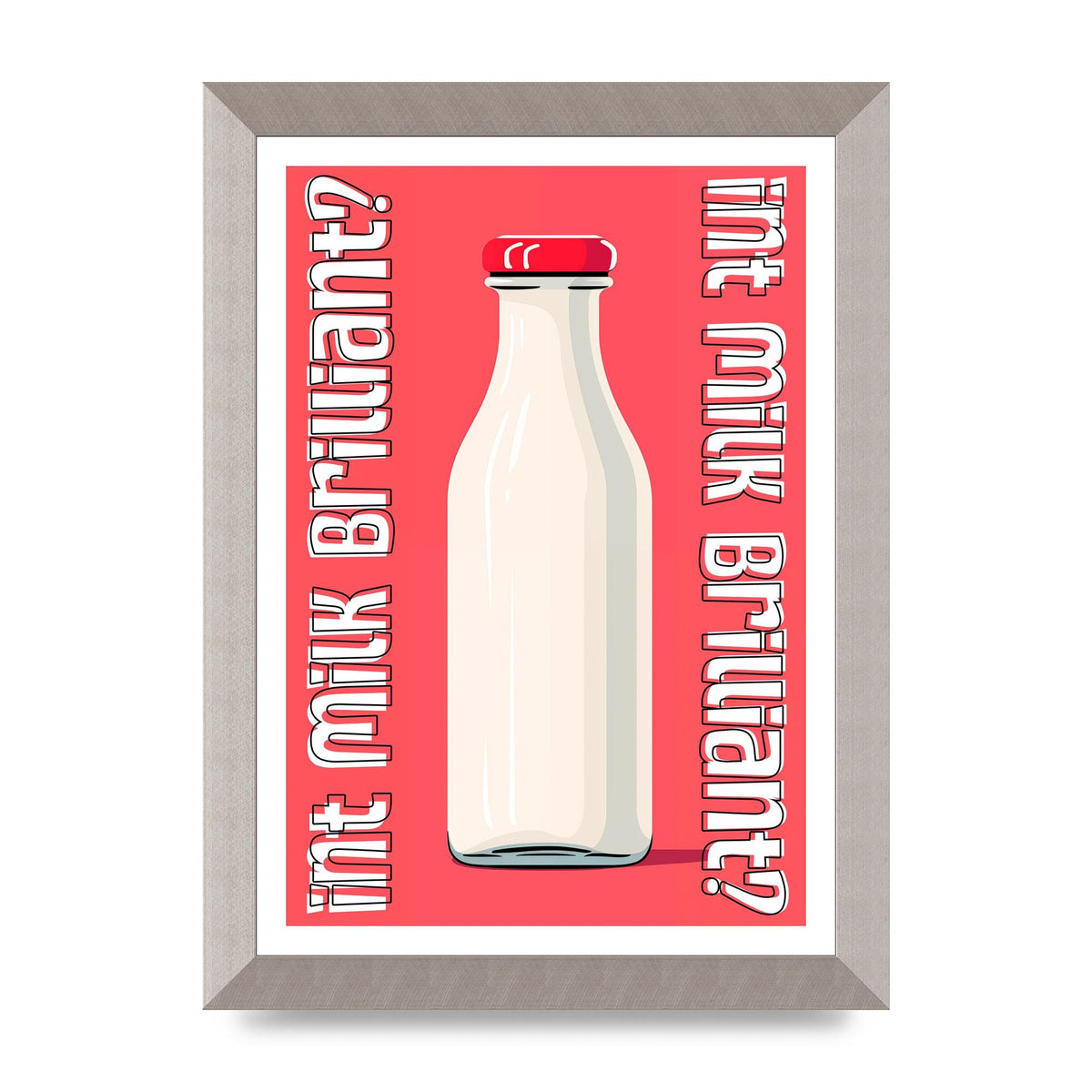 Everyday Milk Bottle in Minimalist Style