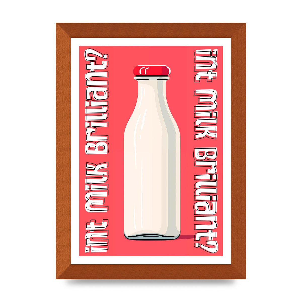 Everyday Milk Bottle in Minimalist Style