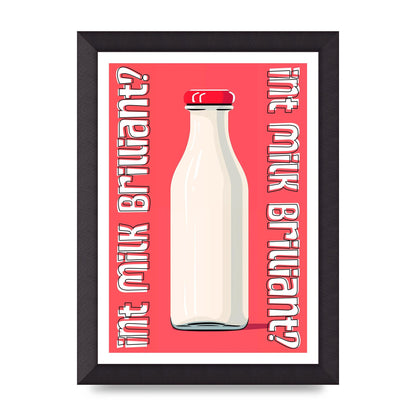 Everyday Milk Bottle in Minimalist Style