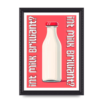 Everyday Milk Bottle in Minimalist Style