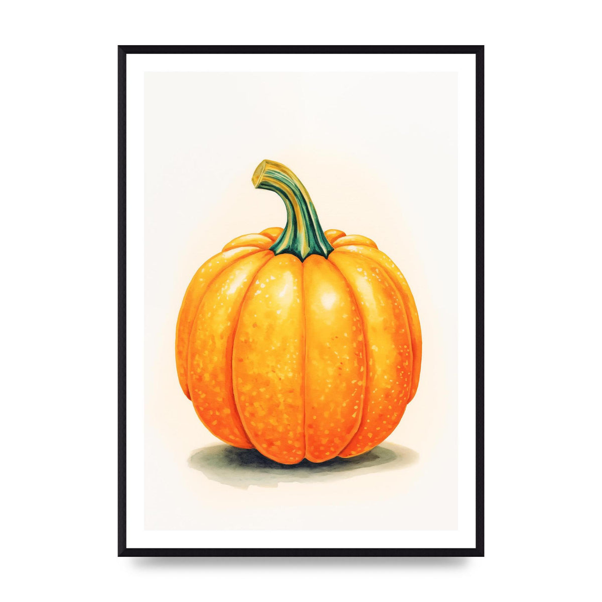 Vivid Orange Pumpkin Charm