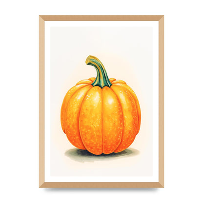 Vivid Orange Pumpkin Charm