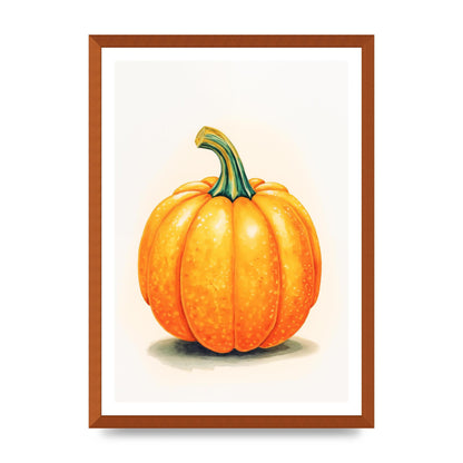 Vivid Orange Pumpkin Charm