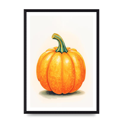 Vivid Orange Pumpkin Charm