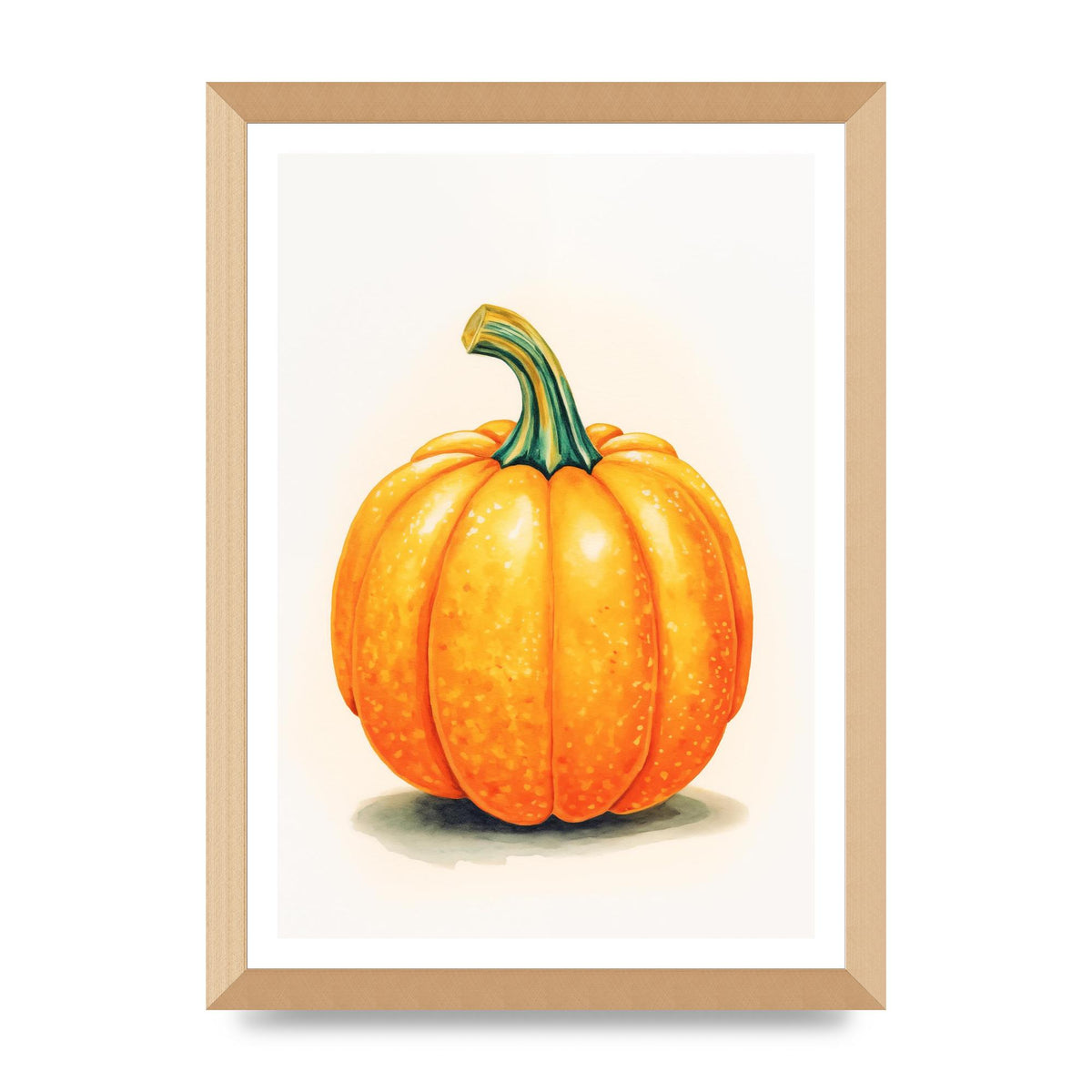 Vivid Orange Pumpkin Charm