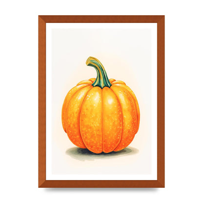 Vivid Orange Pumpkin Charm