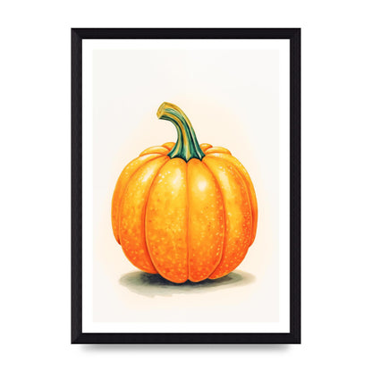 Vivid Orange Pumpkin Charm