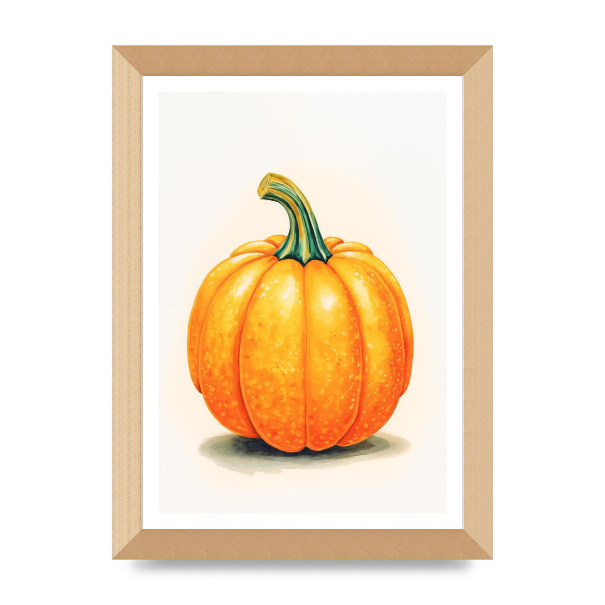Vivid Orange Pumpkin Charm