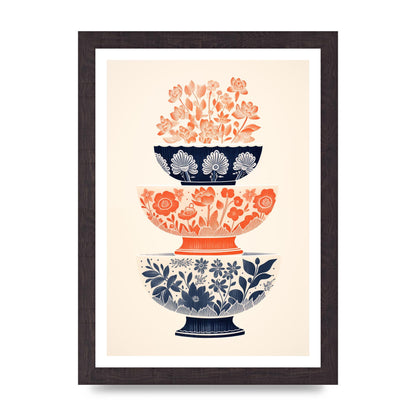 Floral Patterns and Vibrant Risograph Cups