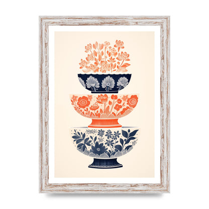 Floral Patterns and Vibrant Risograph Cups
