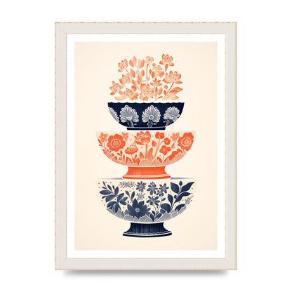 Floral Patterns and Vibrant Risograph Cups