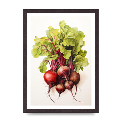 Deep Red Beet Cluster Risograph