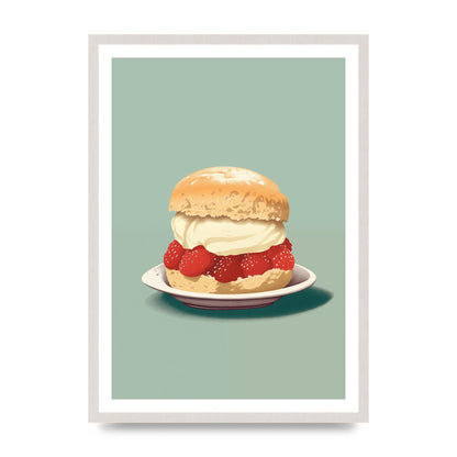 British Scone Art Risograph Simplicity