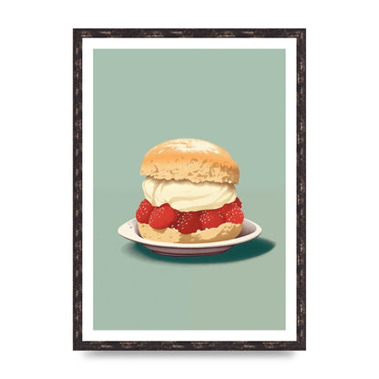 British Scone Art Risograph Simplicity