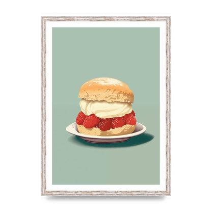British Scone Art Risograph Simplicity