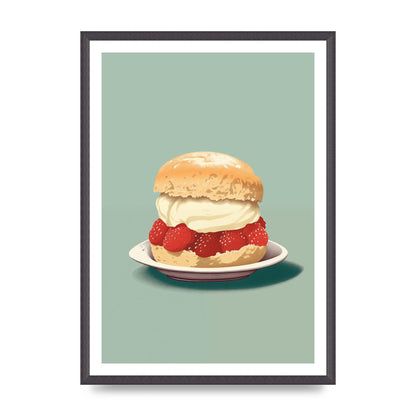 British Scone Art Risograph Simplicity