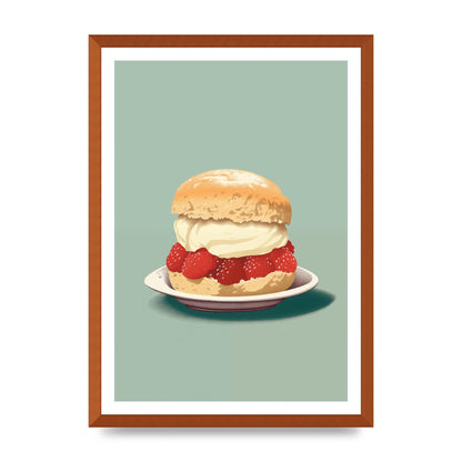 British Scone Art Risograph Simplicity