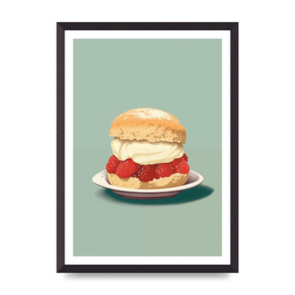 British Scone Art Risograph Simplicity