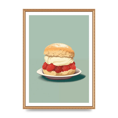 British Scone Art Risograph Simplicity
