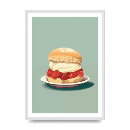 British Scone Art Risograph Simplicity