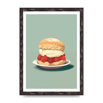 British Scone Art Risograph Simplicity