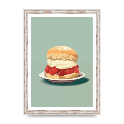 British Scone Art Risograph Simplicity