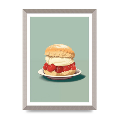 British Scone Art Risograph Simplicity